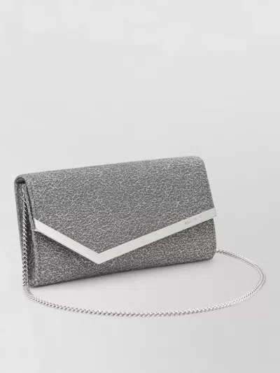 Jimmy Choo Emmie Clutch Bag In Black