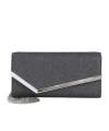 Jimmy Choo Emmie Clutch Bag In Black