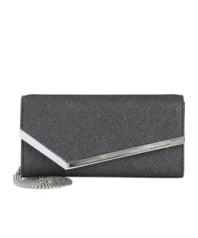 Jimmy Choo Emmie Clutch Bag In Black