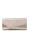 Jimmy Choo Emmie Clutch Bag In Nude