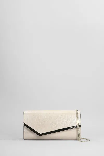 Jimmy Choo Emmie  Clutch In Gold