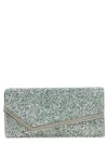 Jimmy Choo Clutch Emmie Mit Glitter In Green