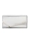Jimmy Choo Logo Hand-held Bag In White