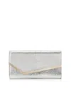 Jimmy Choo Emmie Dusty Glitter Clutch Bag In Light Yellow
