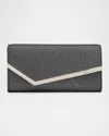 Jimmy Choo Emmie Glitter Clutch Bag In Cosmo