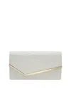 Jimmy Choo Emmie Lace Clutch In White