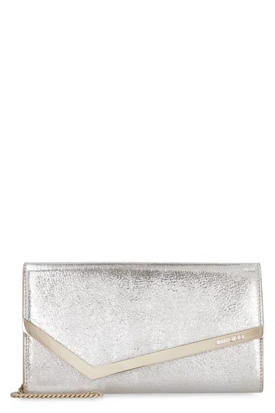 Jimmy Choo Emmie Leather Clutch