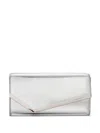 Jimmy Choo Logo Hand-held Bag In Metallic