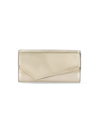 Jimmy Choo Emmie" Pouch - Gold