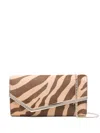 Jimmy Choo Emmie Zebra-print Clutch Bag
