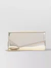 Jimmy Choo Emmie.mif Bag Envelope Gold Metallic Chain
