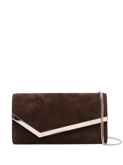 Jimmy Choo Envelope Suede Clutch Bag