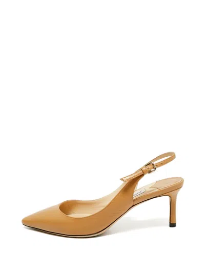 Pre-owned Jimmy Choo Erin Slingback Pumps In Neutral