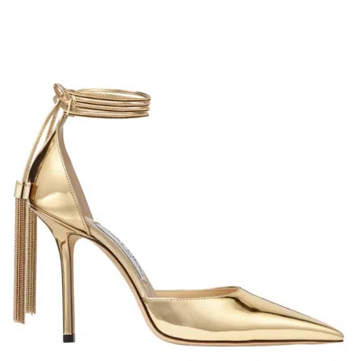Jimmy Choo Eris 100 Metallic Pointed-toe Pumps In Multi