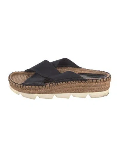 Pre-owned Jimmy Choo Espadrilles In Black