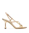 Jimmy Choo Etana 95 Sand In Gold