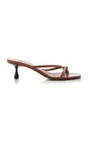 JIMMY CHOO ETANA LEATHER SANDALS