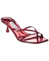 Jimmy Choo Etana 50 Leather Mules In Red