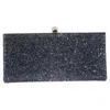 Jimmy Choo Evening Clutch Bag In Blue Glitter