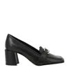 Jimmy Choo Evin 65 Leather Loafer Pumps In Black