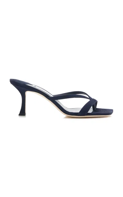 Jimmy Choo Exclusive Malie Suede Sandals In Blue