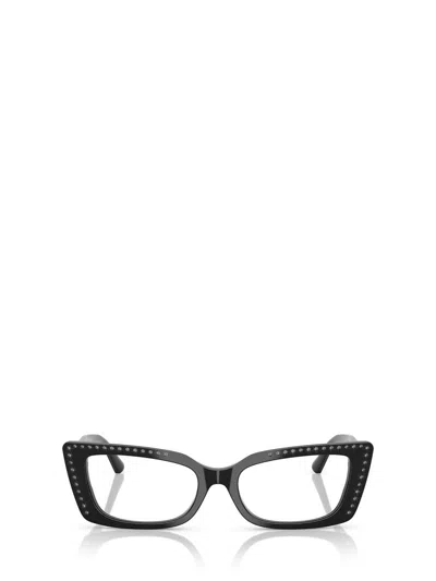 Jimmy Choo Geometrically Framed Flat Mirror In Black