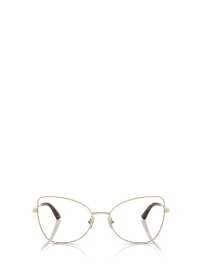 Jimmy Choo Eyeglasses In Gold
