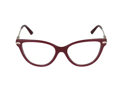 Jimmy Choo Eyeglasses In Burgundy