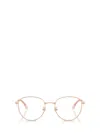 Jimmy Choo Eyeglasses In Gold