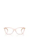 Jimmy Choo Eyeglasses In Transparent Pink
