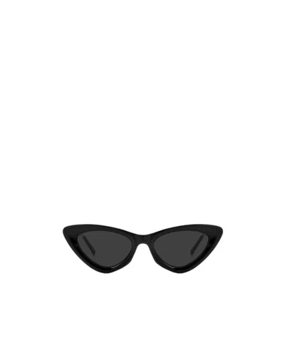 Jimmy Choo Eyewear Addy Cat-eye Frame Sunglasses In Black