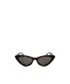 Jimmy Choo Eyewear Addy Cat-eye Frame Sunglasses In Black