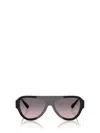 Jimmy Choo Eyewear Aviator Frame Sunglasses In Black