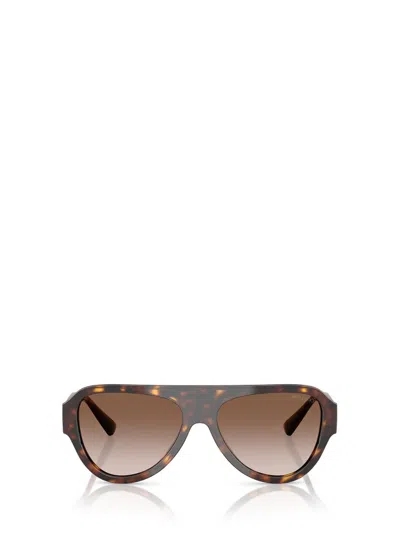 Jimmy Choo Eyewear Aviator Frame Sunglasses In Brown