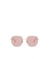 Jimmy Choo Eyewear Aviator Sunglasses In Nude