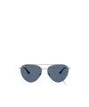 Jimmy Choo Eyewear Aviator Sunglasses In Silver