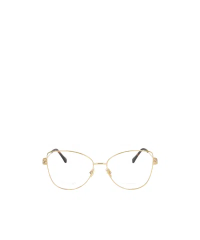 Jimmy Choo Eyewear Butterfly Frame Glasses In White