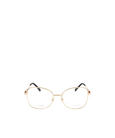 JIMMY CHOO JIMMY CHOO EYEWEAR BUTTERFLY FRAME GLASSES