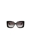 Jimmy Choo 54mm Gradient Butterfly Sunglasses In Black