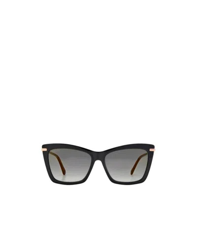 Jimmy Choo Eyewear Butterfly Frame Sunglasses In Gray