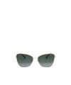 Jimmy Choo Eyewear Butterfly Frame Sunglasses In Green
