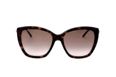 Jimmy Choo Eyewear Butterfly Frame Sunglasses In Multi