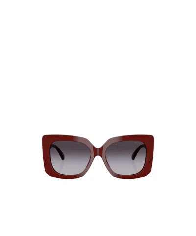 Jimmy Choo Eyewear Butterfly Frame Sunglasses In Red