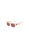 Jimmy Choo Eyewear Cami Square-frame Sunglasses In Nude