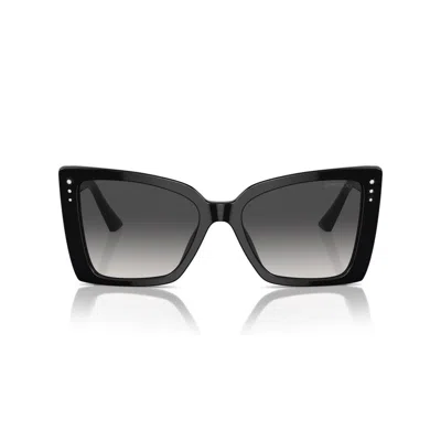 Jimmy Choo Womens Black Jc5001b Square-frame Acetate Sunglasses