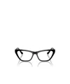 Jimmy Choo Eyewear Cat-eye Frame Glasses In Black