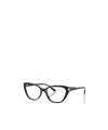 Jimmy Choo Eyewear Cat-eye Frame Glasses In Black