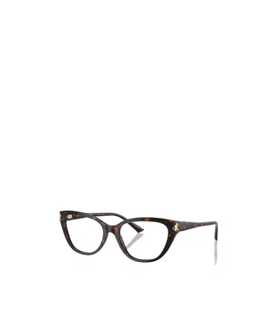 Jimmy Choo Eyewear Cat-eye Frame Glasses In Black