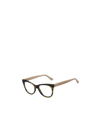 Jimmy Choo Eyewear Cat-eye Frame Glasses In Black