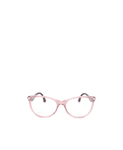 Jimmy Choo Eyewear Cat-eye Frame Glasses In Pink
